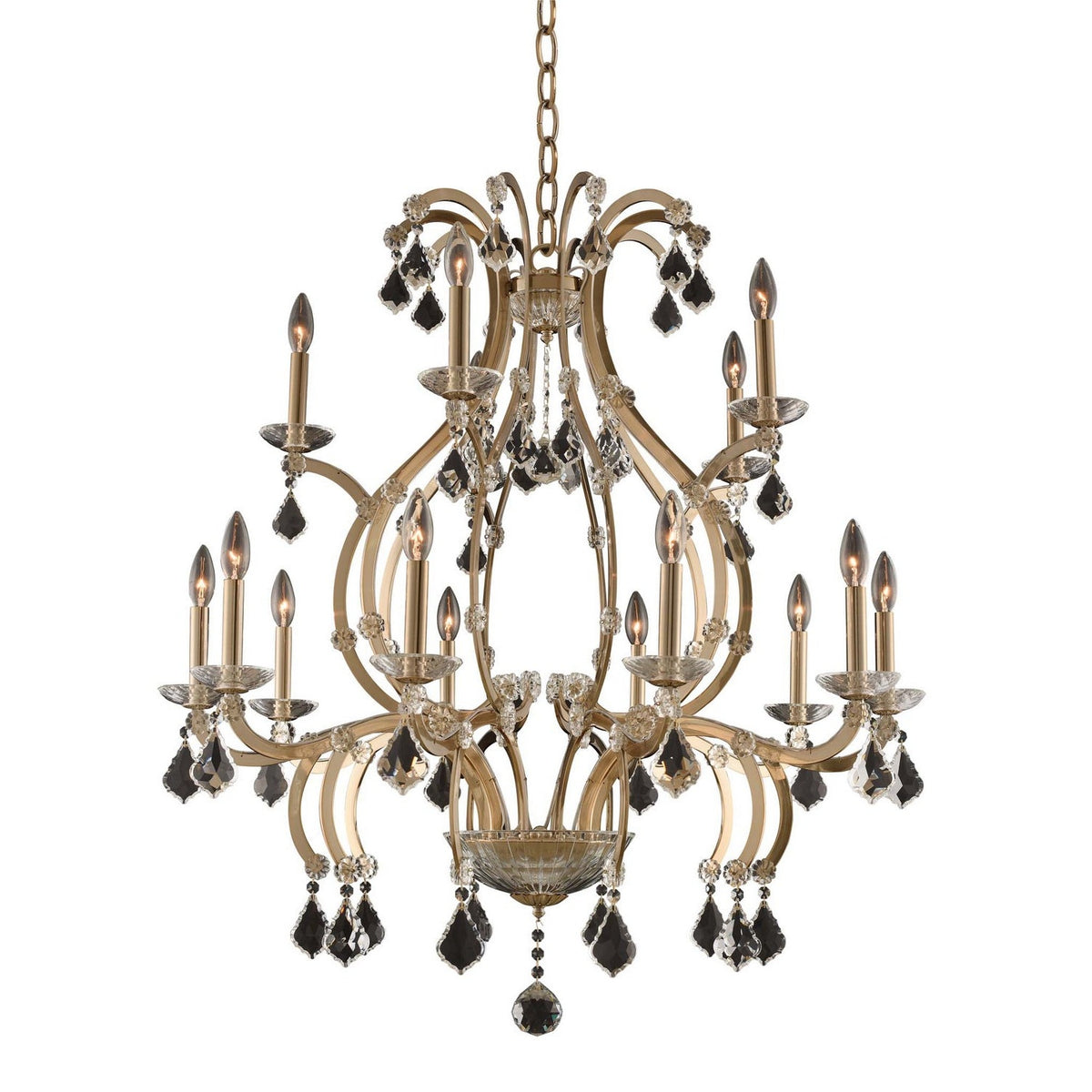 Allegri - 029652-038-FR001 - 15 Light Chandelier - Duchess - Brushed Champagne Gold
