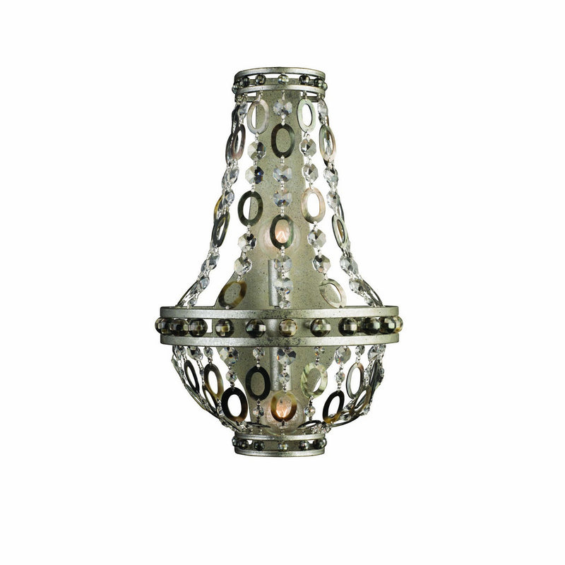 Allegri - 029921-042 - Two Light Wall Sconce - Lucia - Vintage Silver Leaf