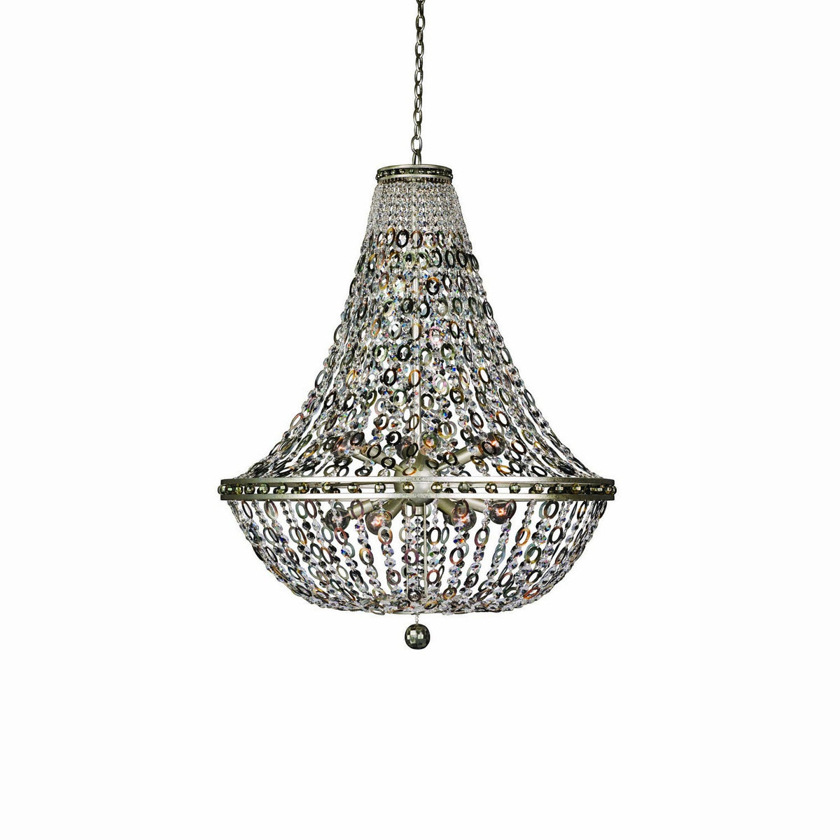 Allegri - 029953-042 - 12 Light Pendant - Lucia - Vintage Silver Leaf