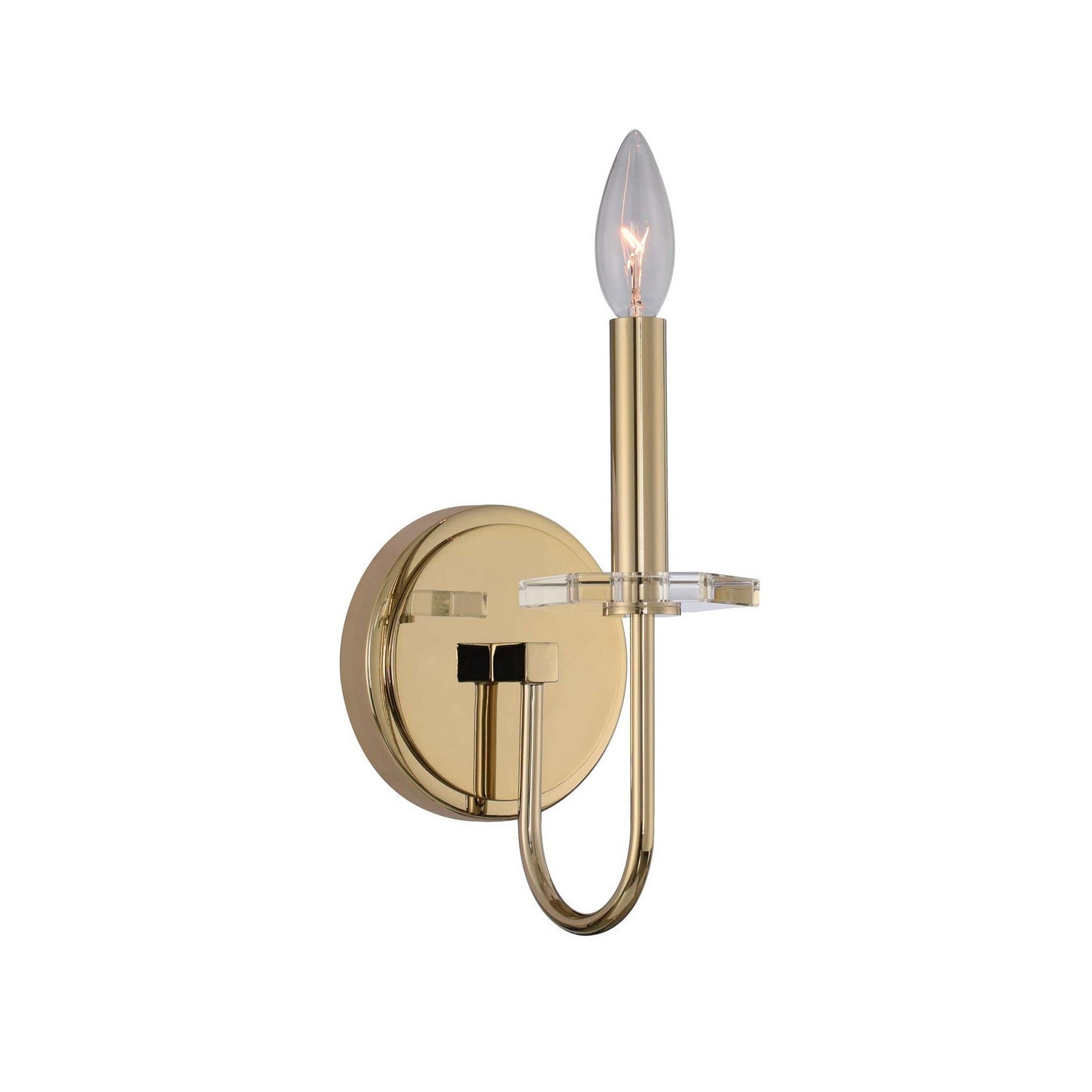 Allegri - 031221-041-FR001 - One Light Wall Bracket - Bolivar - Champagne Gold