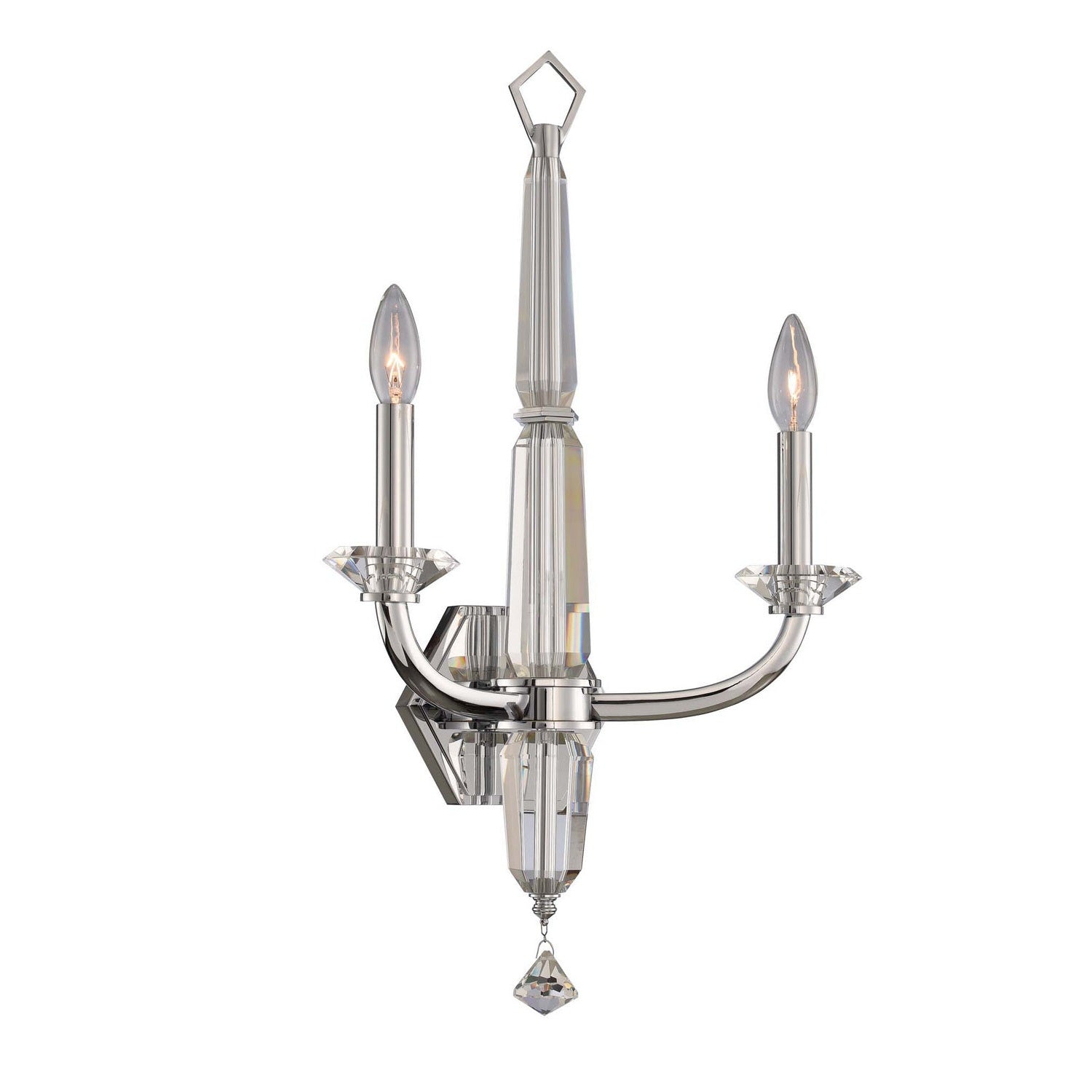 Allegri - 031322-010-FR001 - Two Light Wall Bracket - Palermo - Chrome