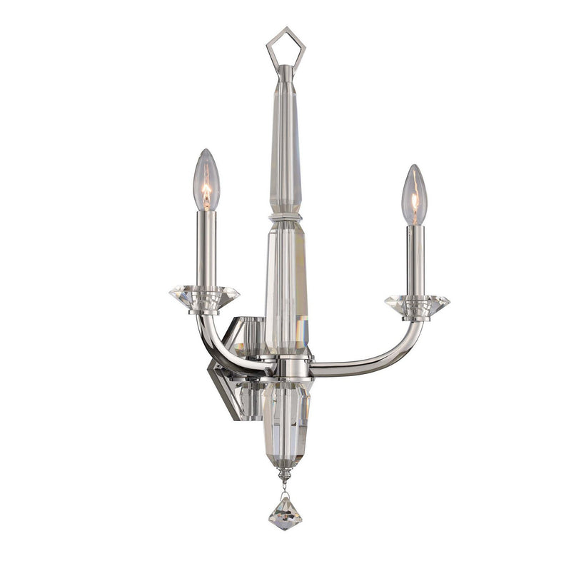 Allegri - 031322-010-FR001 - Two Light Wall Bracket - Palermo - Chrome