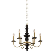 Allegri - 031550-039 - Six Light Chandelier - Piedra - Brushed Brass