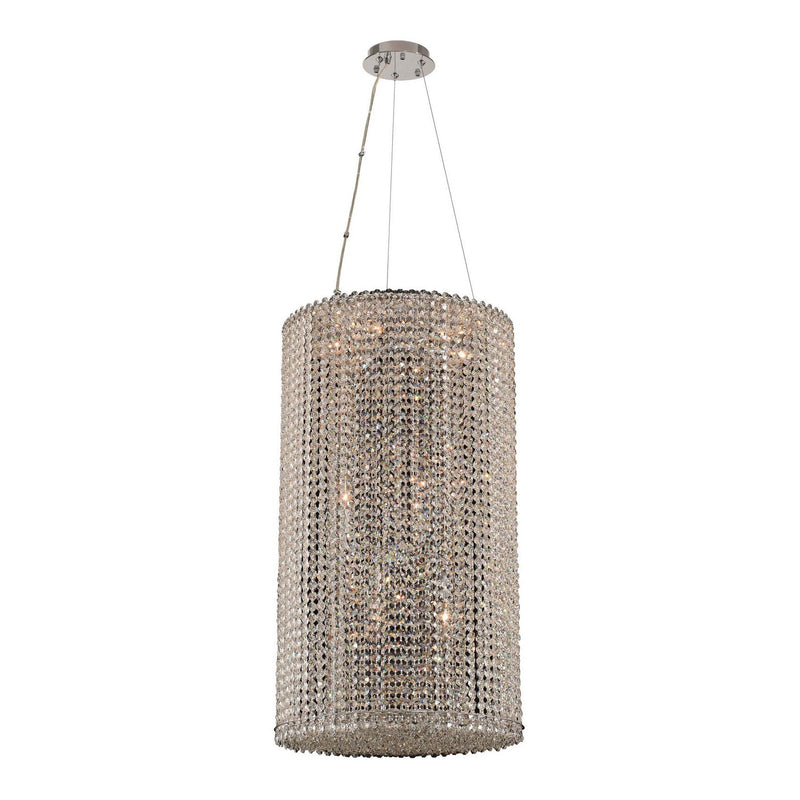 Allegri - 032050-010-FR001 - 12 Light Foyer Pendant - Torre - Chrome