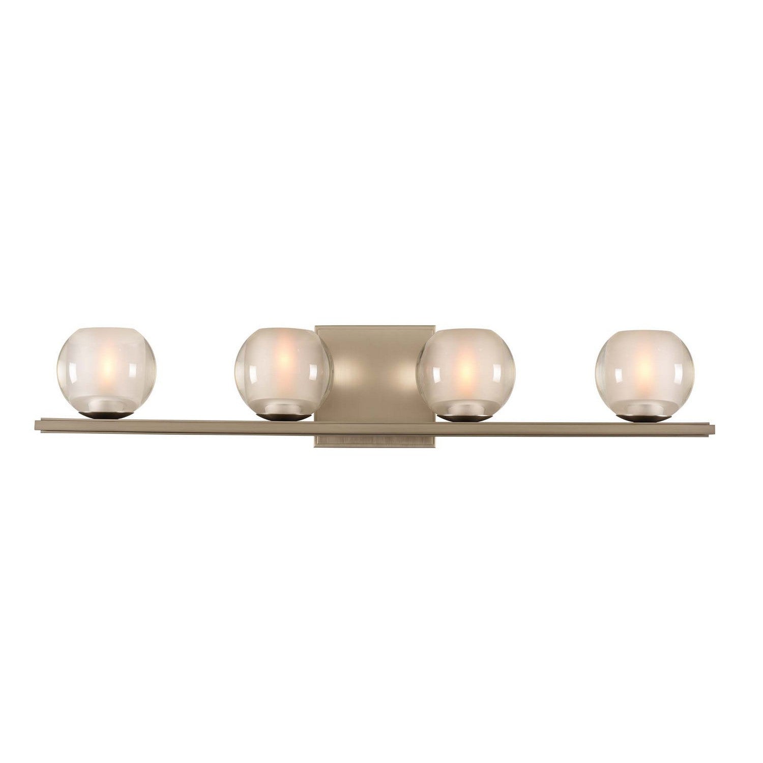 Kalco - 315034SN - LED Bath - Corona - Satin Nickel