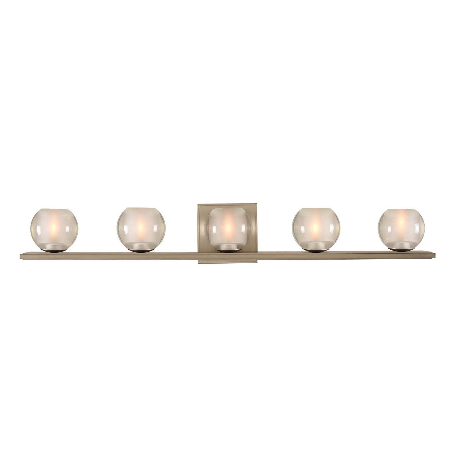 Kalco - 315035SN - LED Bath - Corona - Satin Nickel