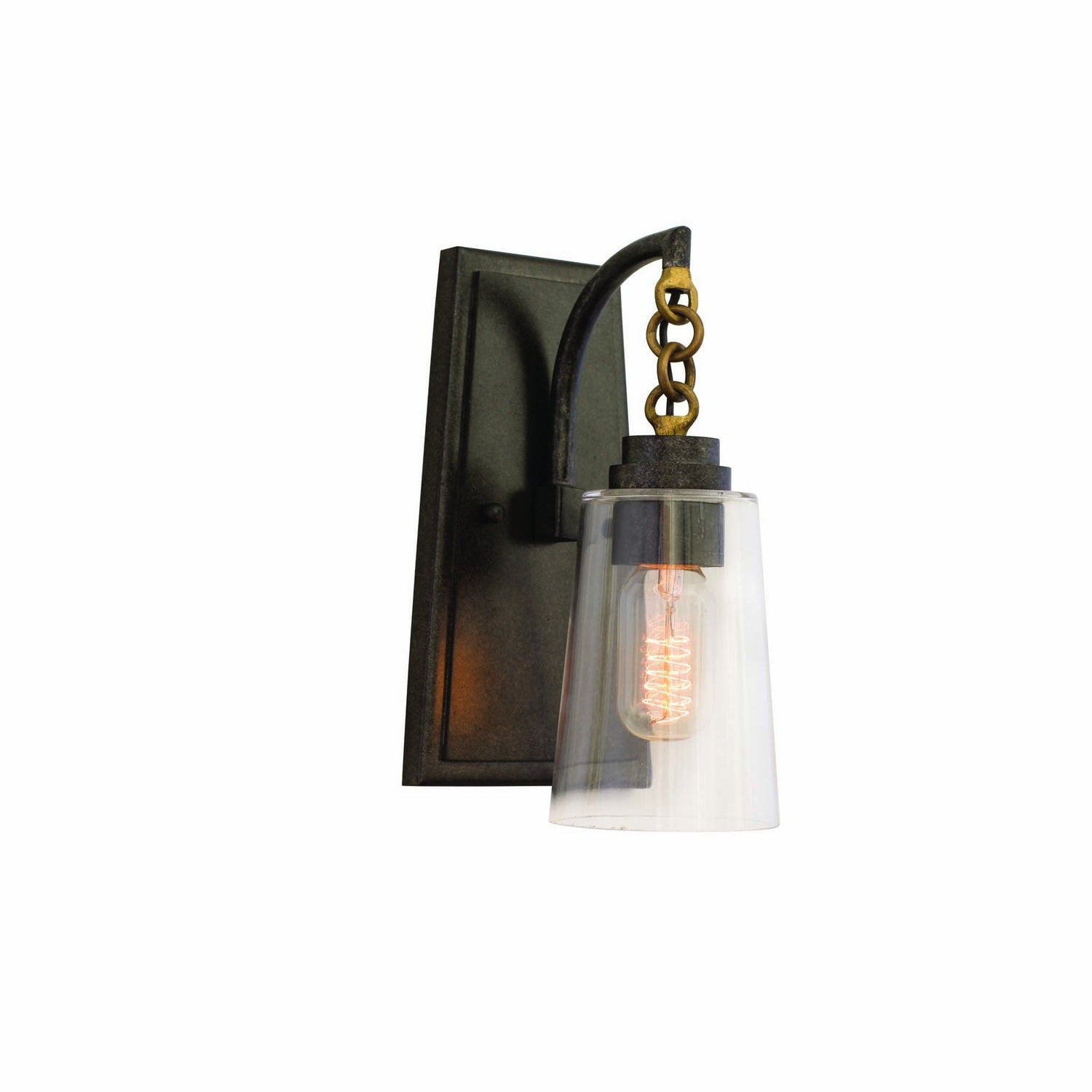 Kalco - 504921MI - One Light Wall Sconce - Dillon - Milled Iron