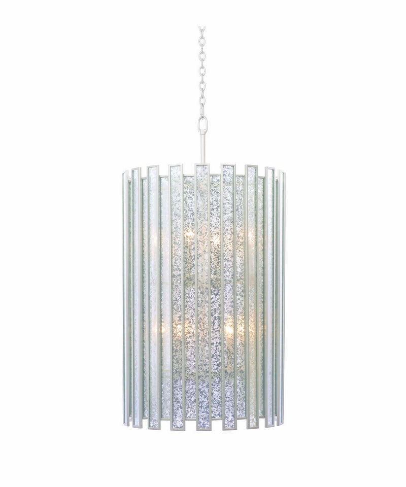 Kalco - 505052TS - Eight Light Foyer Pendant - Palisade - Tarnished Silver