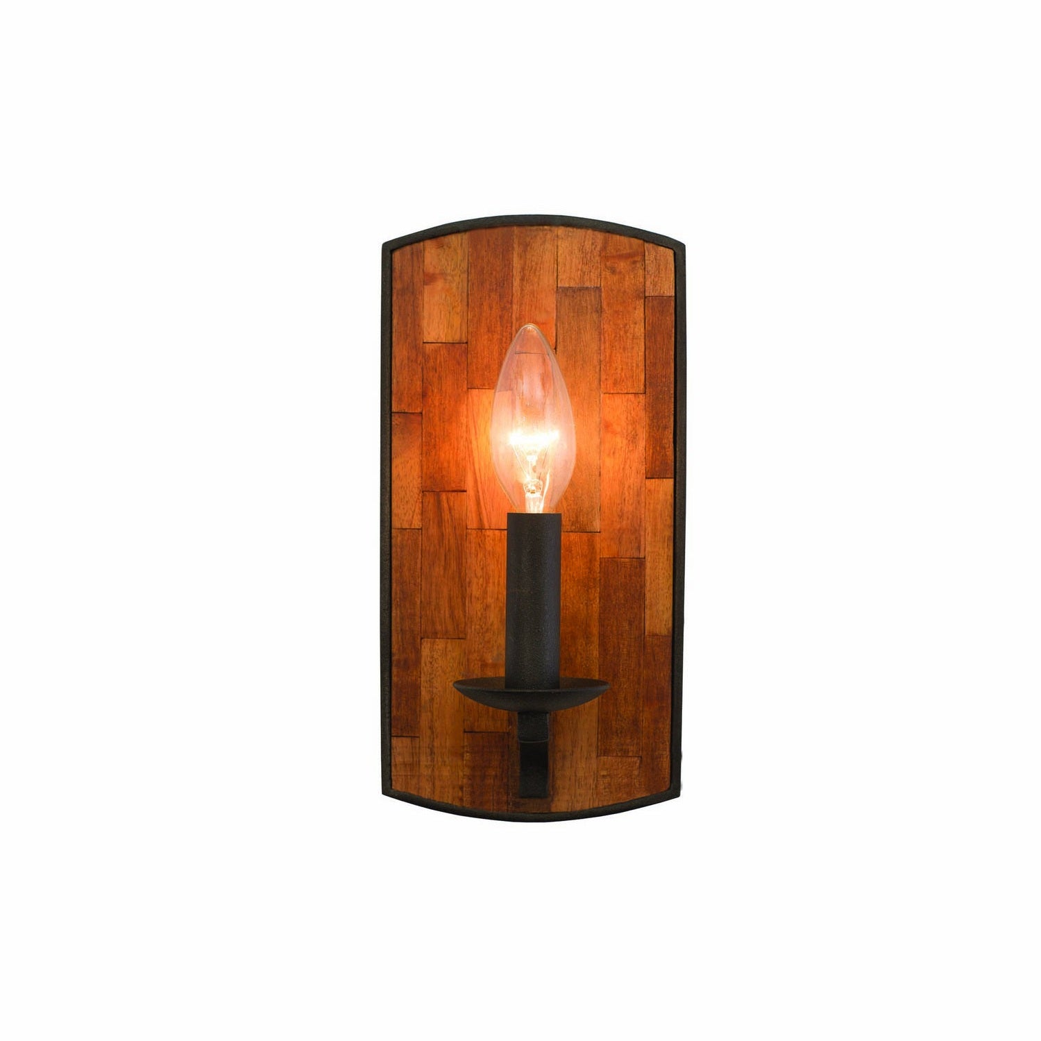 Kalco - 505521BI - One Light Wall Sconce - Lansdale - Black Iron