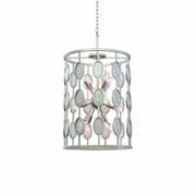 Kalco - 506152VSL - 12 Light Foyer Pendant - Palomar - Vintage Silver Leaf