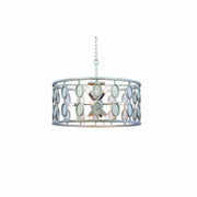 Kalco - 506153VSL - 12 Light Pendant - Palomar - Vintage Silver Leaf