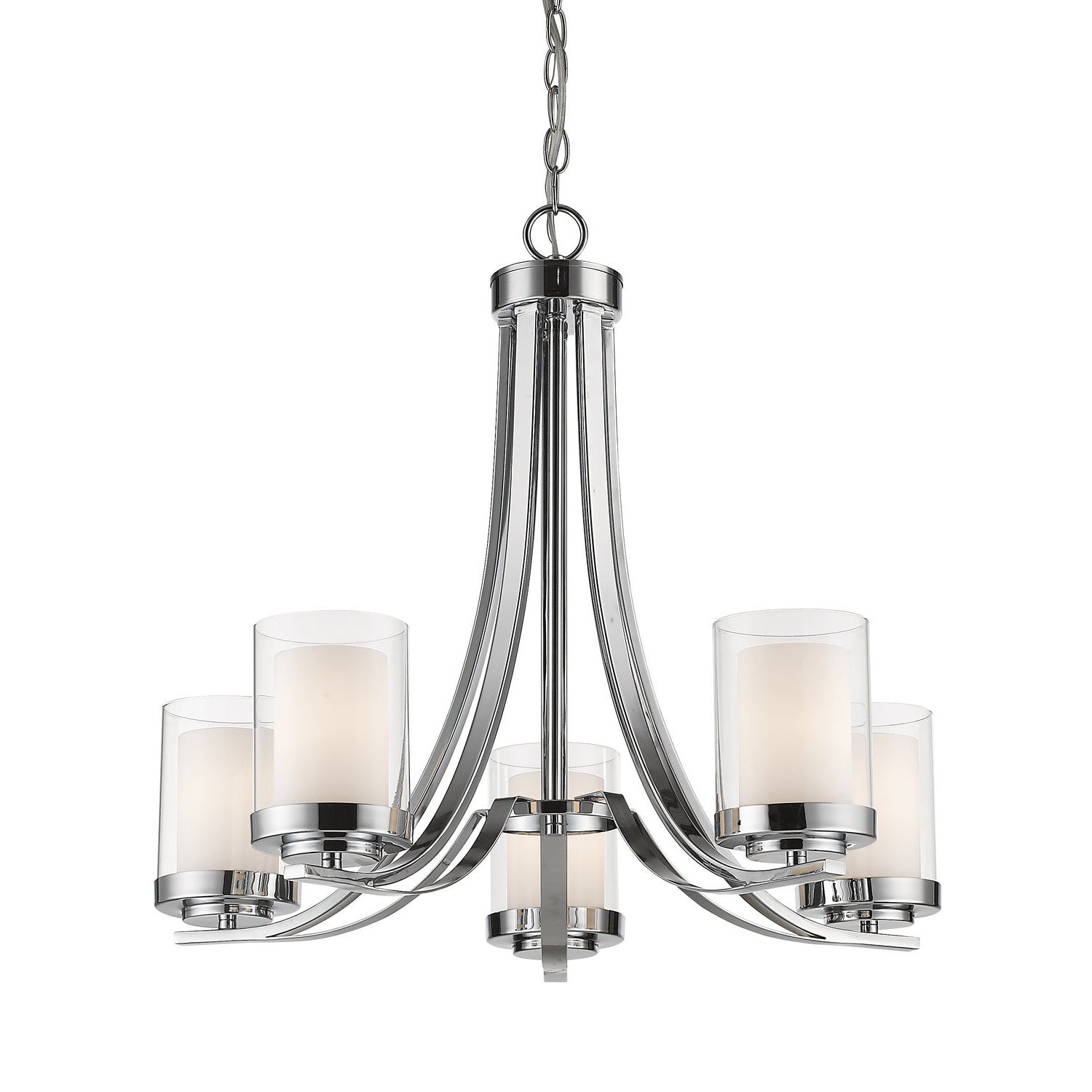 Z-Lite - 426-5-CH - Five Light Chandelier - Willow - Chrome