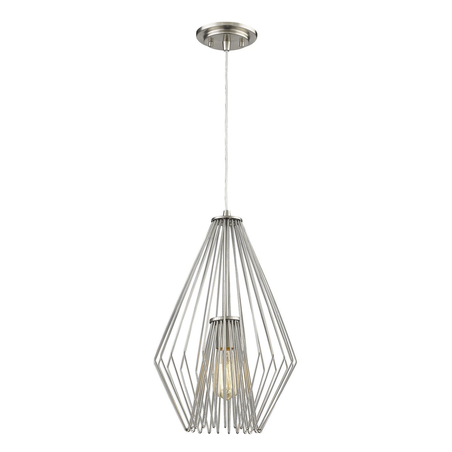 Z-Lite - 442MP12-BN - One Light Pendant - Quintus - Brushed Nickel