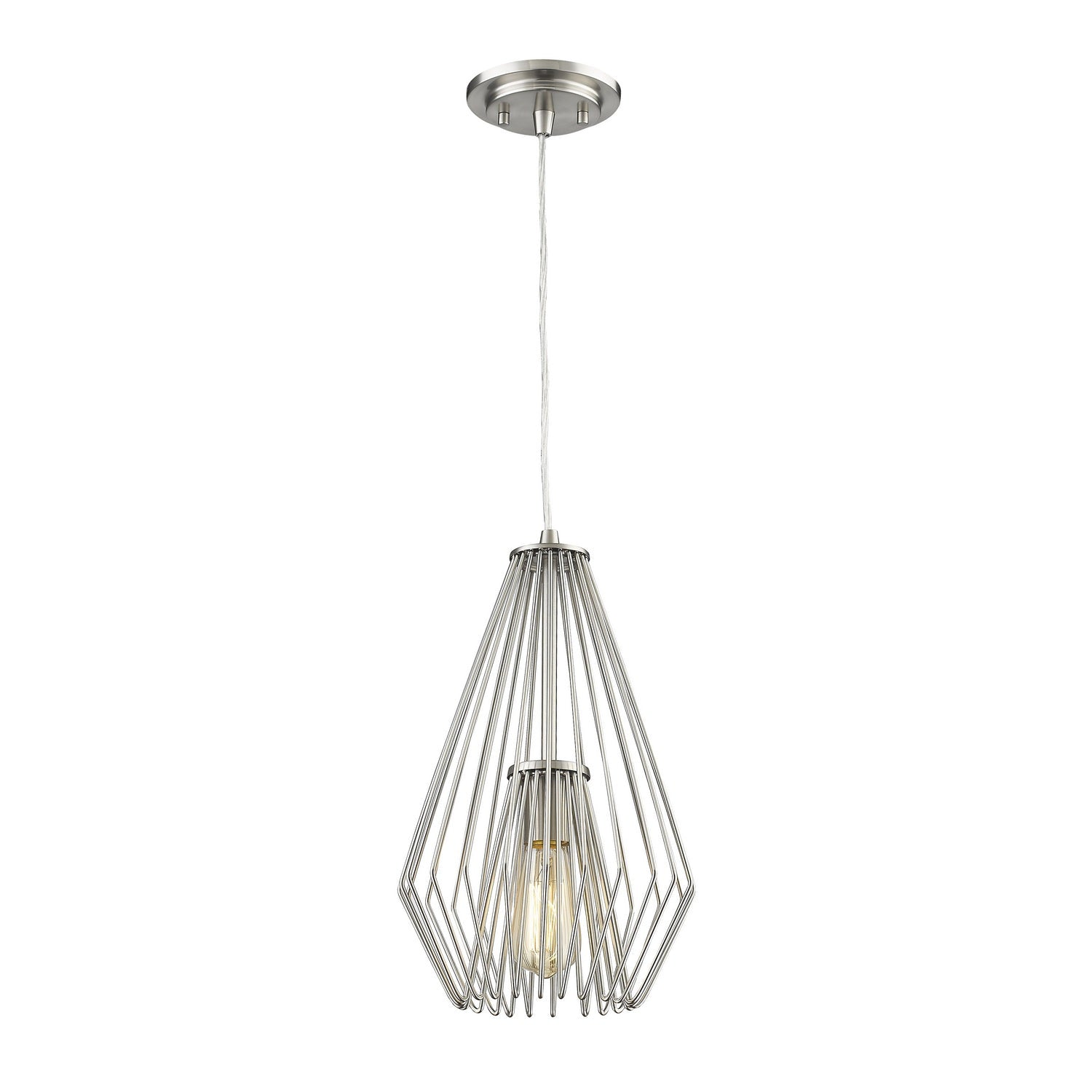 Z-Lite - 442MP-BN - One Light Pendant - Quintus - Brushed Nickel
