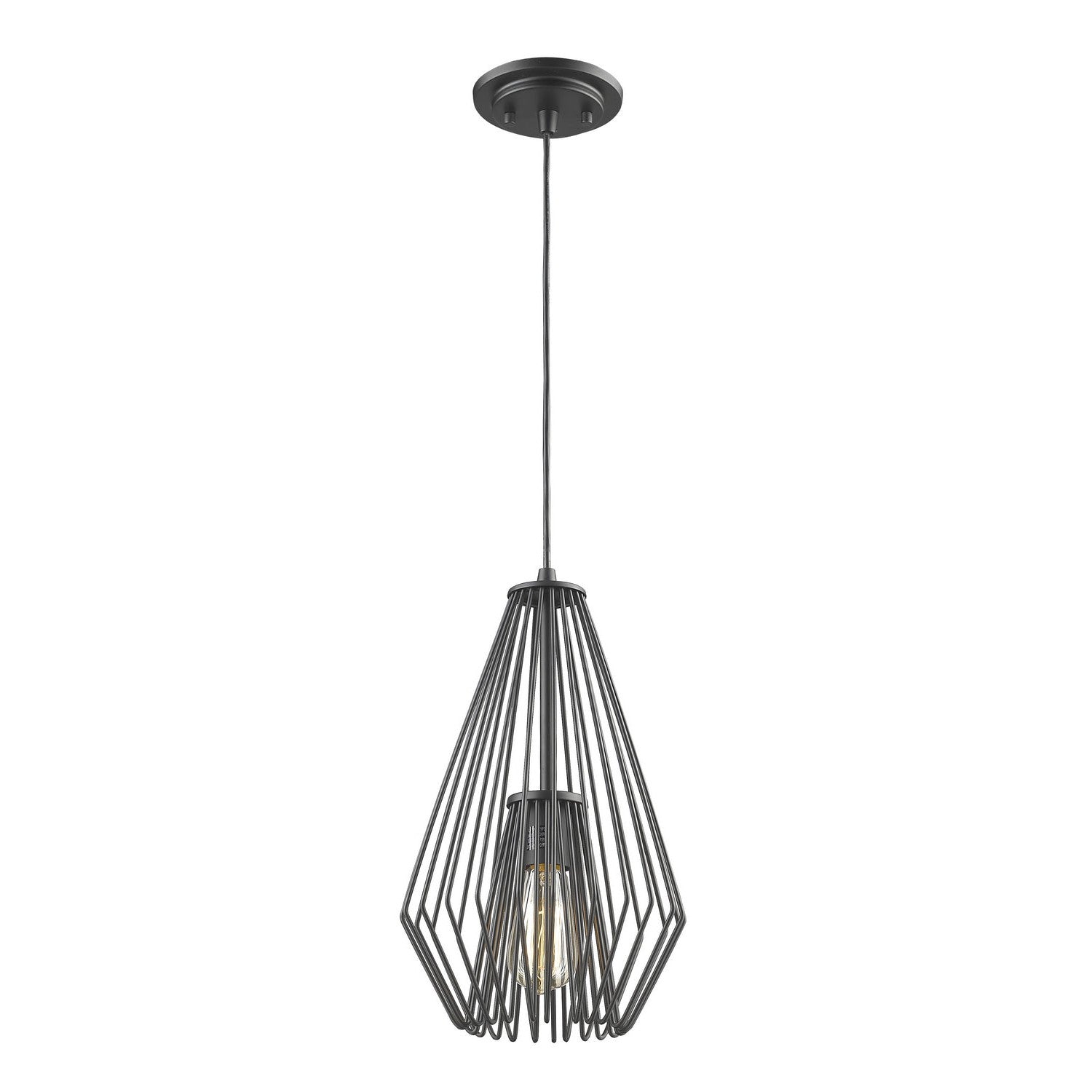 Z-Lite - 442MP-MB - One Light Pendant - Quintus - Matte Black