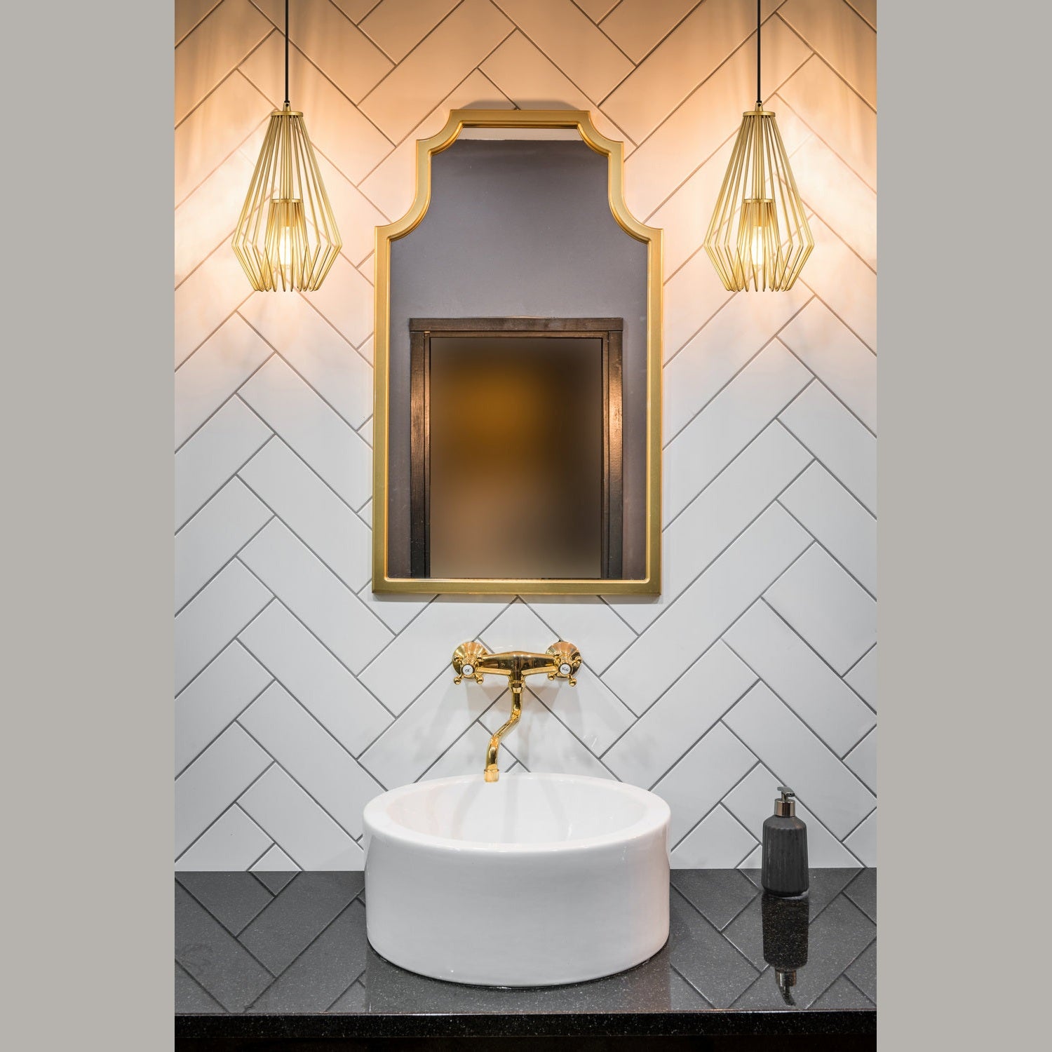 Z-Lite - 442MP-MG - One Light Pendant - Quintus - Metallic Gold