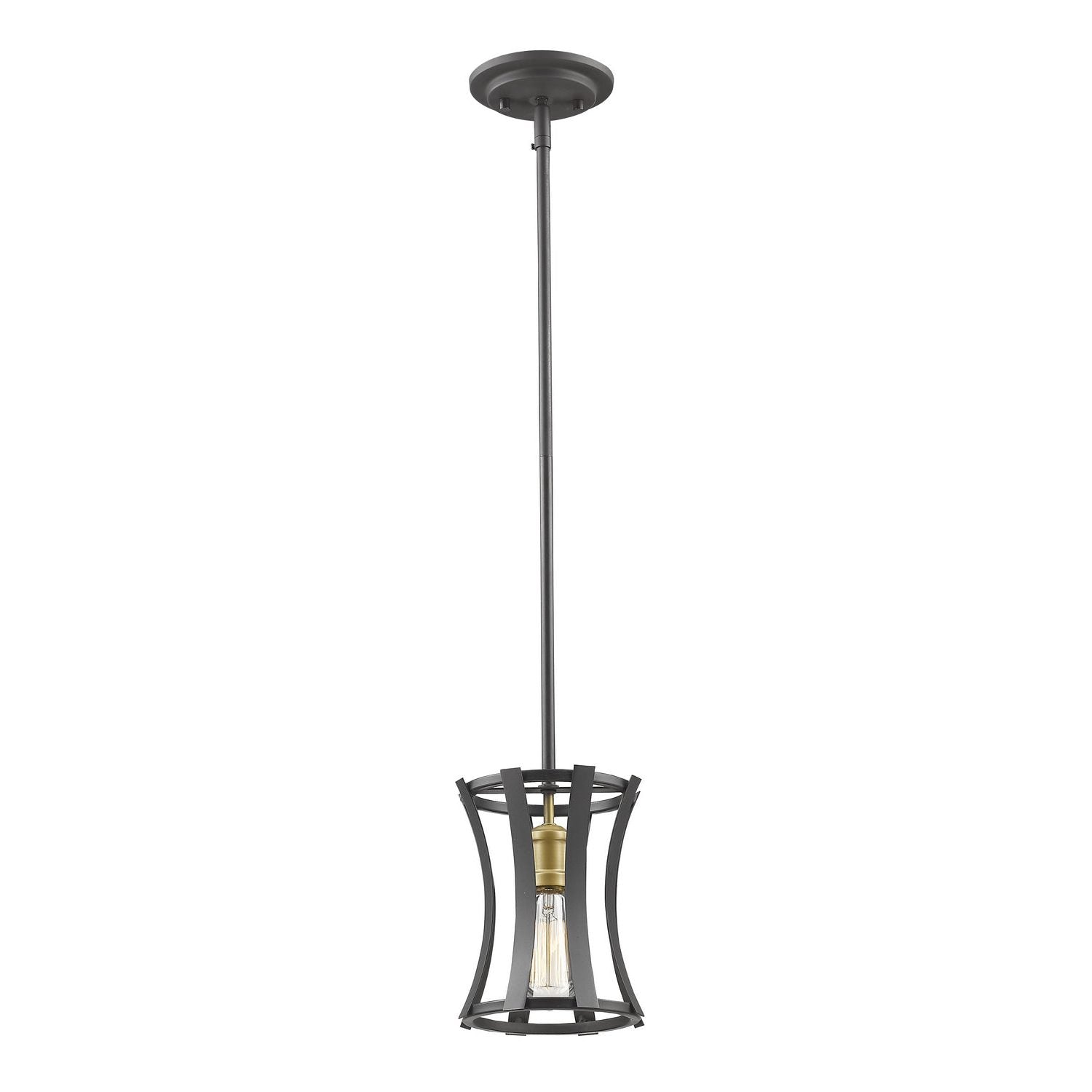 Z-Lite - 446MP6-BZGD - One Light Pendant - Geist - Bronze Gold