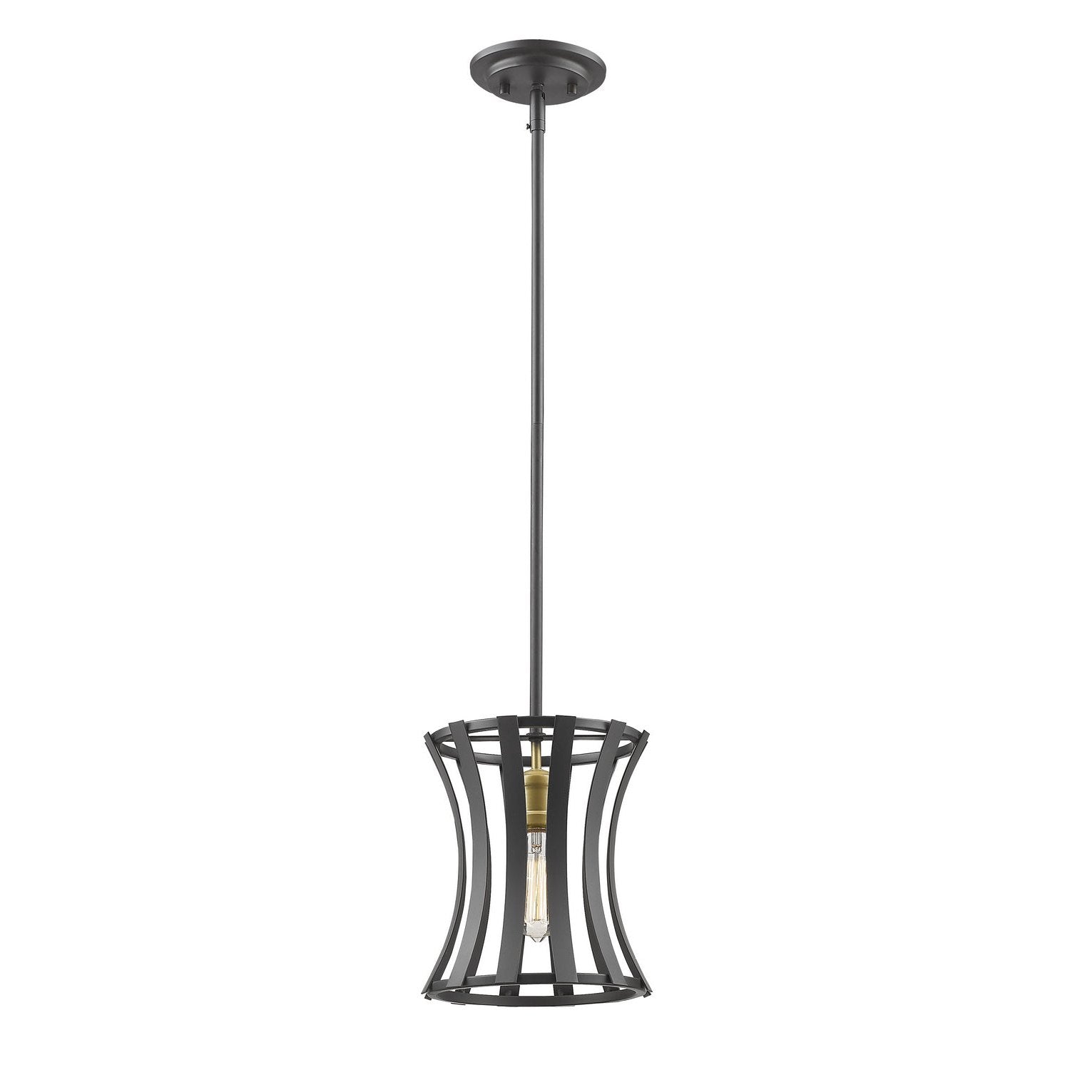 Z-Lite - 446MP8-BZGD - One Light Pendant - Geist - Bronze Gold