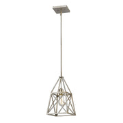 Z-Lite - 447MP-AS - One Light Pendant - Trestle - Antique Silver