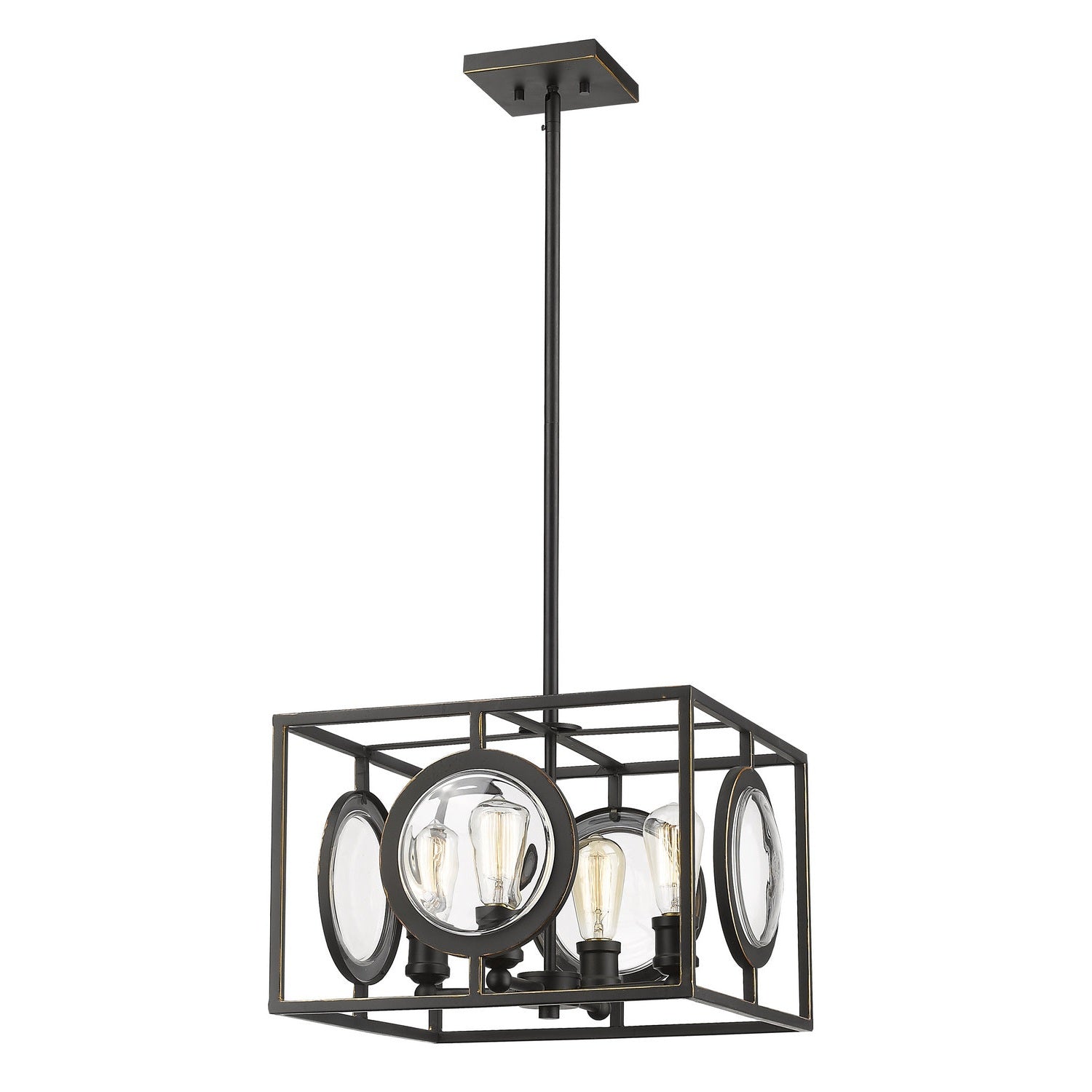 Z-Lite - 448-16OB - Four Light Pendant - Port - Olde Bronze