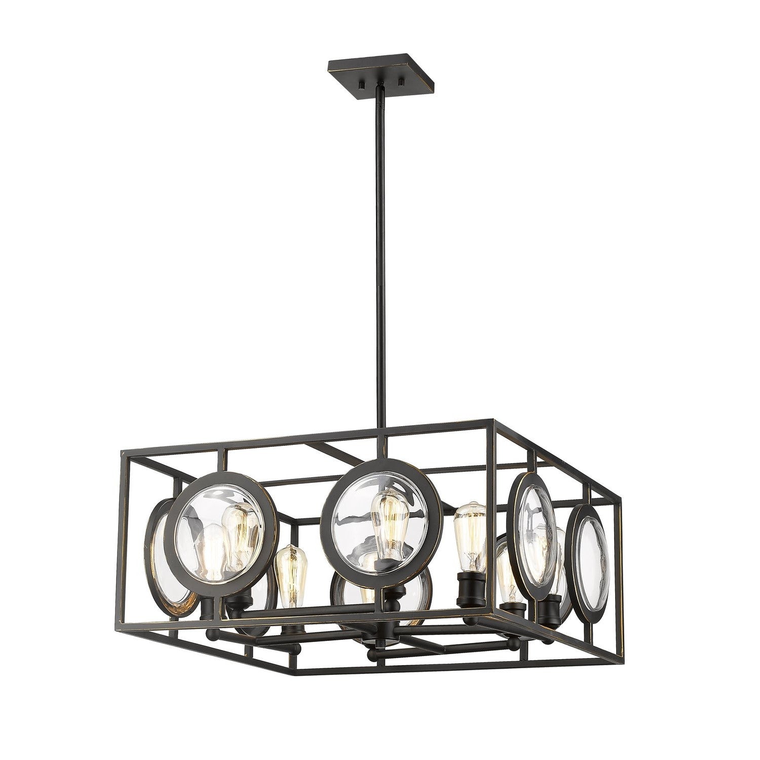 Z-Lite - 448-24OB - Eight Light Chandelier - Port - Olde Bronze