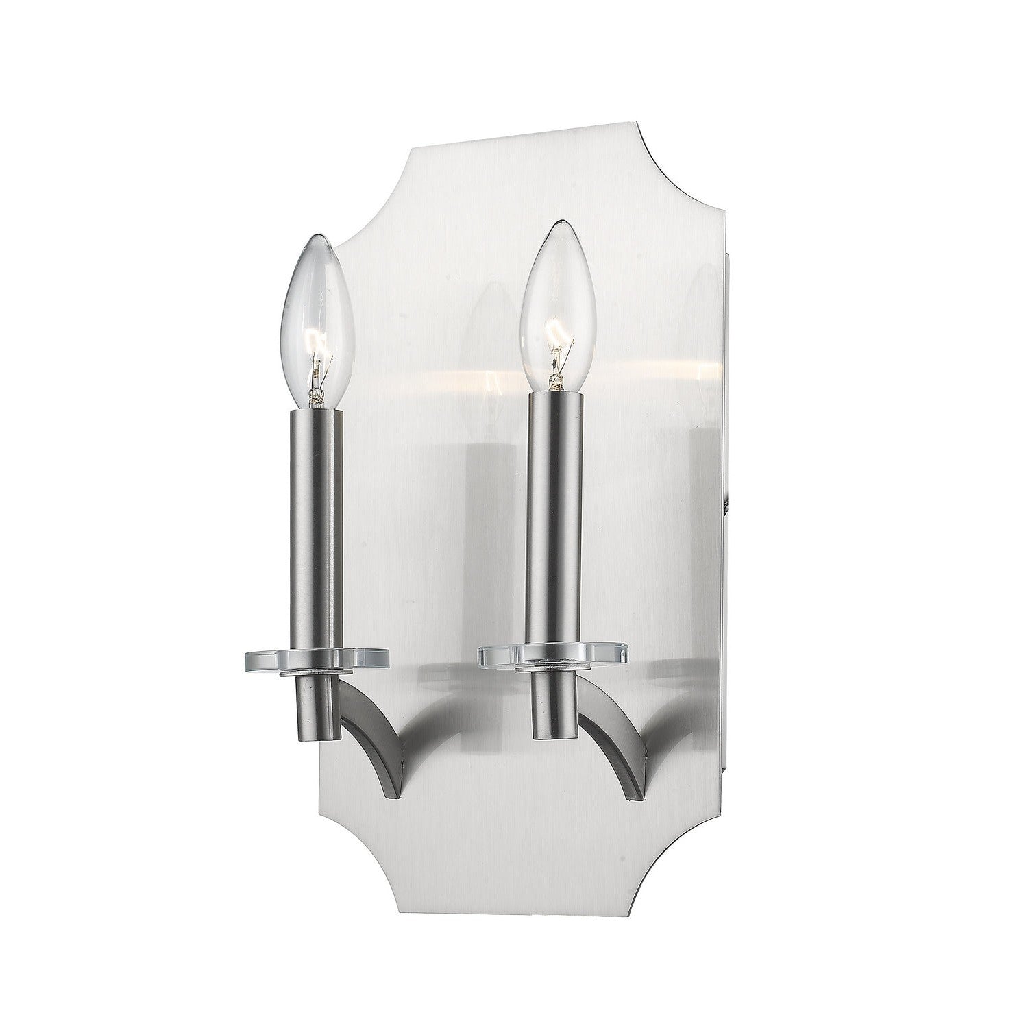 Z-Lite - 6008-2S-BN - Two Light Wall Sconce - Zander - Brushed Nickel