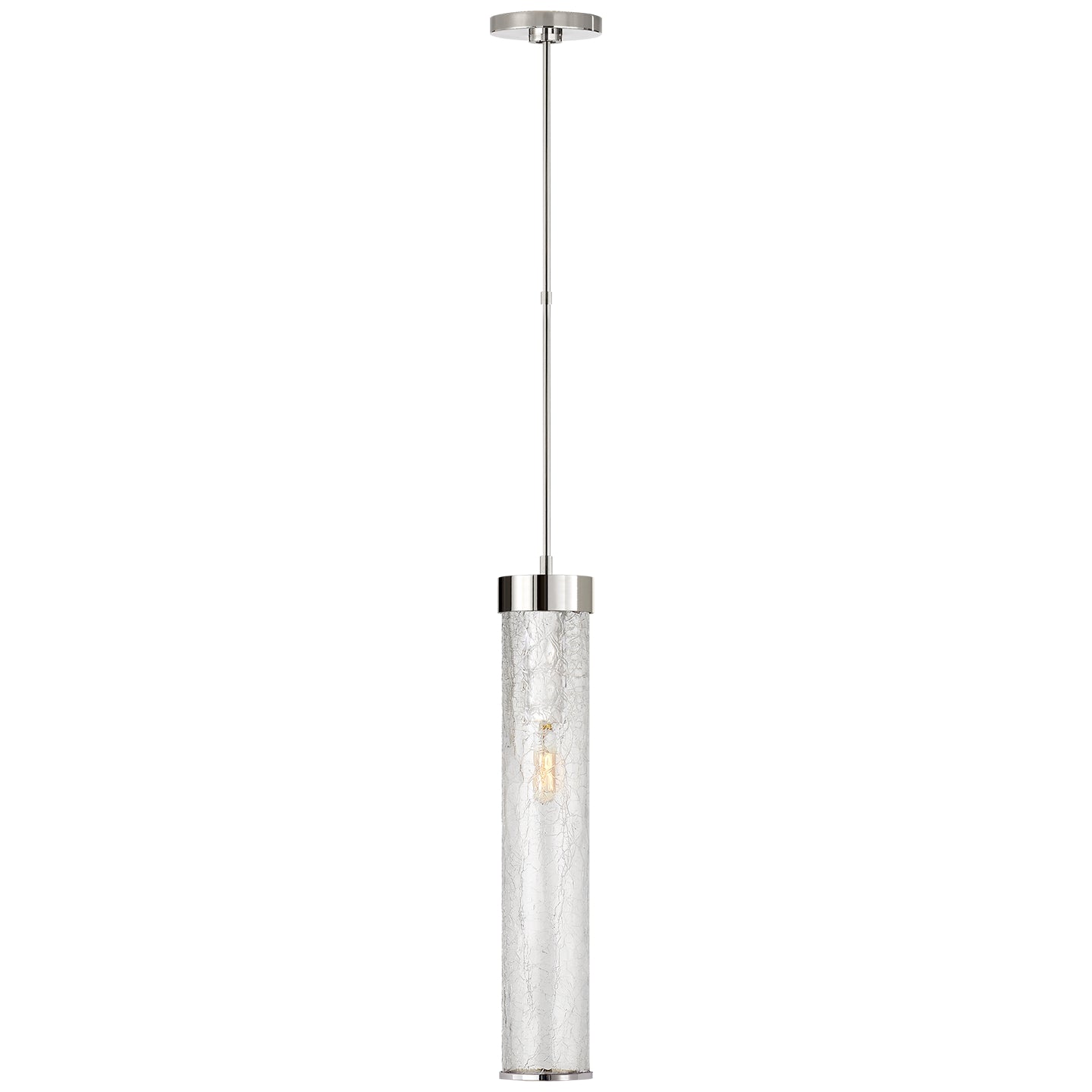 Visual Comfort Signature - KW 5118PN-CRG - One Light Pendant - Liaison - Polished Nickel