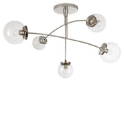 Visual Comfort Signature - KS 5403PN-CG - Five Light Chandelier - Prescott - Polished Nickel