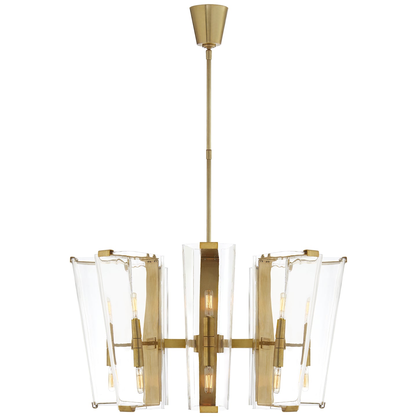 Visual Comfort Signature - ARN 5310HAB-CG - 16 Light Chandelier - Alpine - Hand-Rubbed Antique Brass