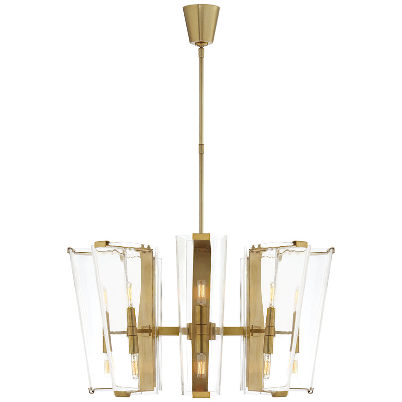 Visual Comfort Signature - ARN 5310HAB-CG - 16 Light Chandelier - Alpine - Hand-Rubbed Antique Brass