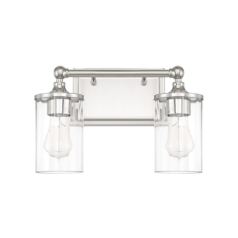 Capital Lighting - 120721PN-423 - Two Light Vanity - Camden - Polished Nickel