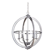 Craftmade - 40135-CH - Five Light Foyer Pendant - Berkeley - Chrome
