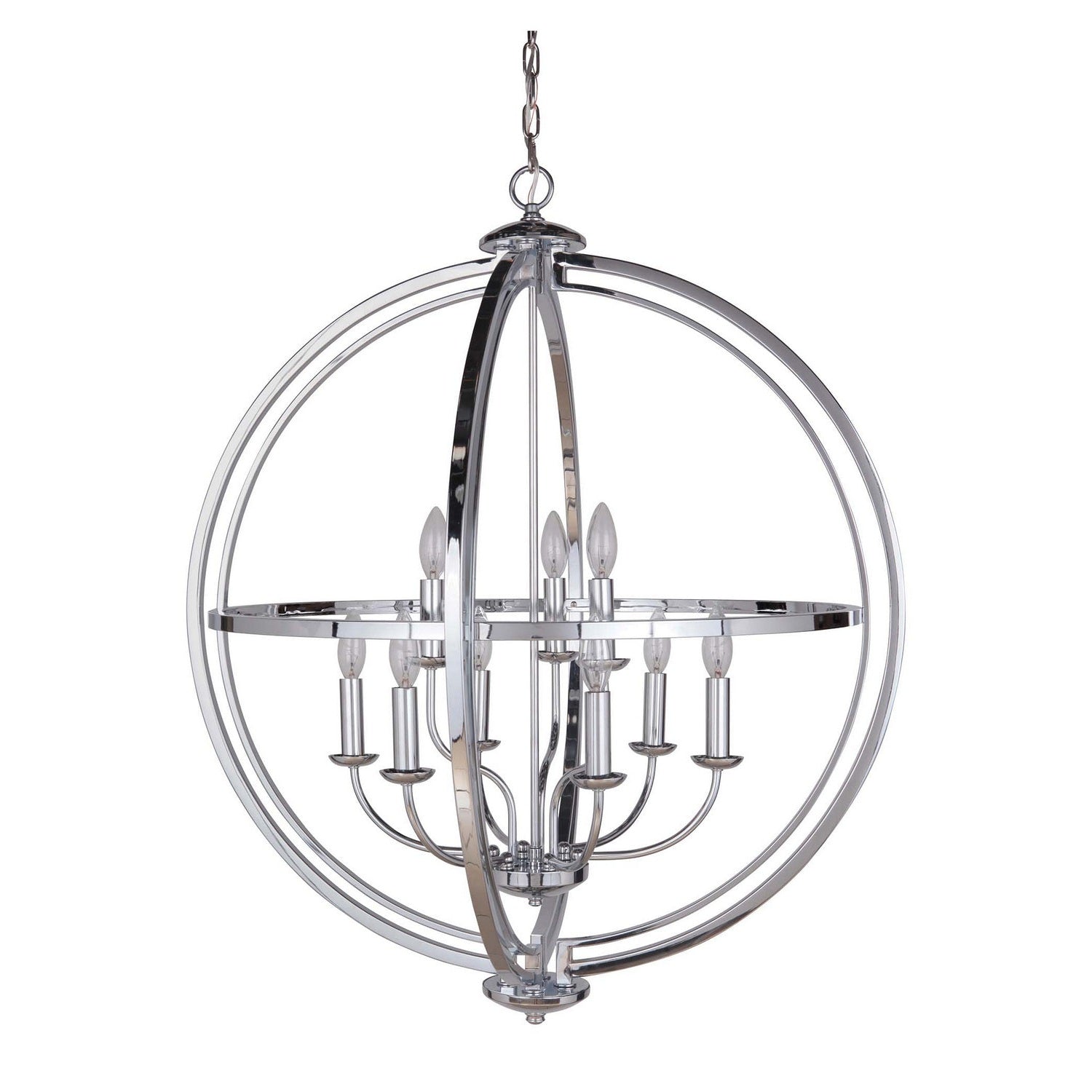 Craftmade - 40139-CH - Nine Light Foyer Pendant - Berkeley - Chrome
