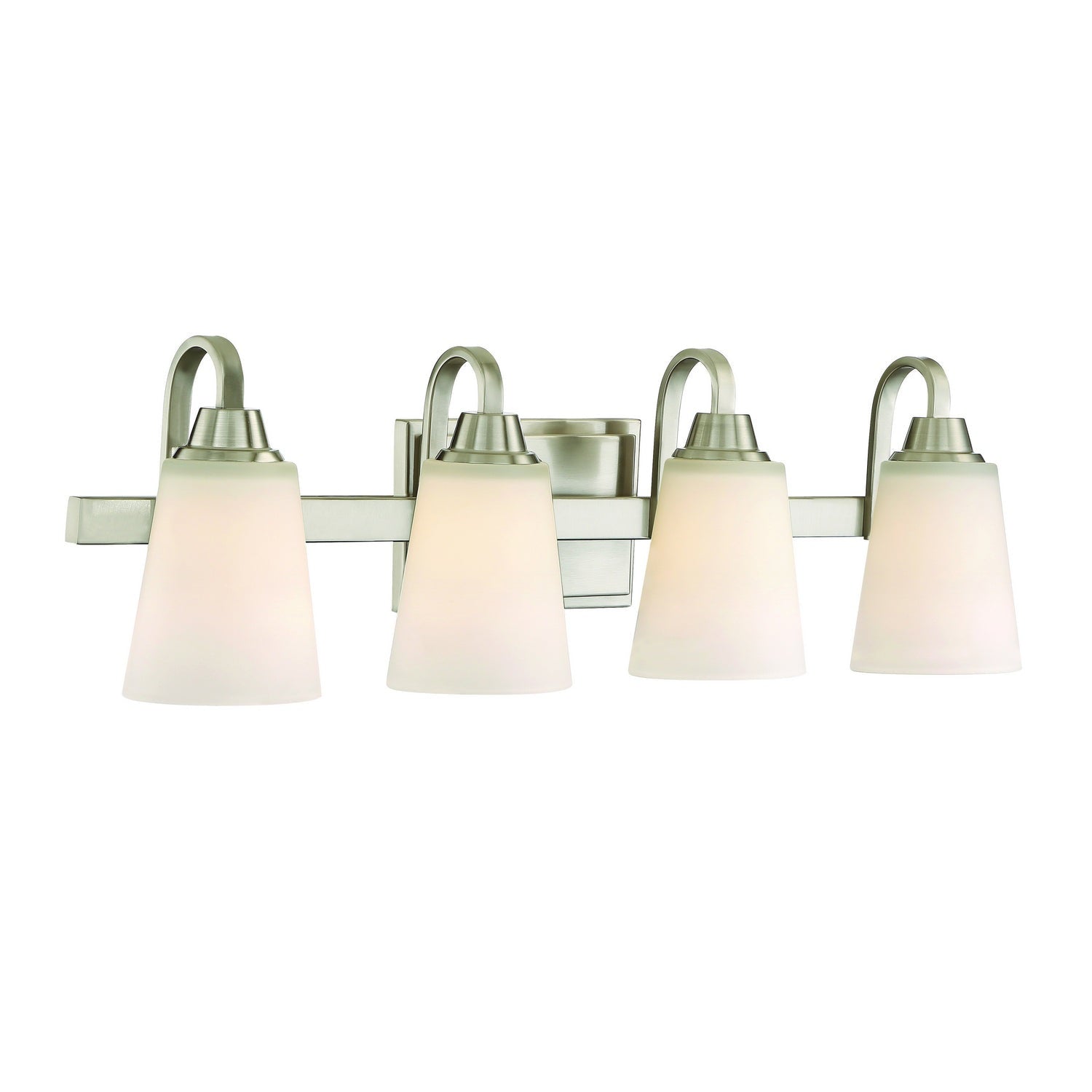 Craftmade - 41904-BNK - Four Light Vanity - Grace - Brushed Polished Nickel