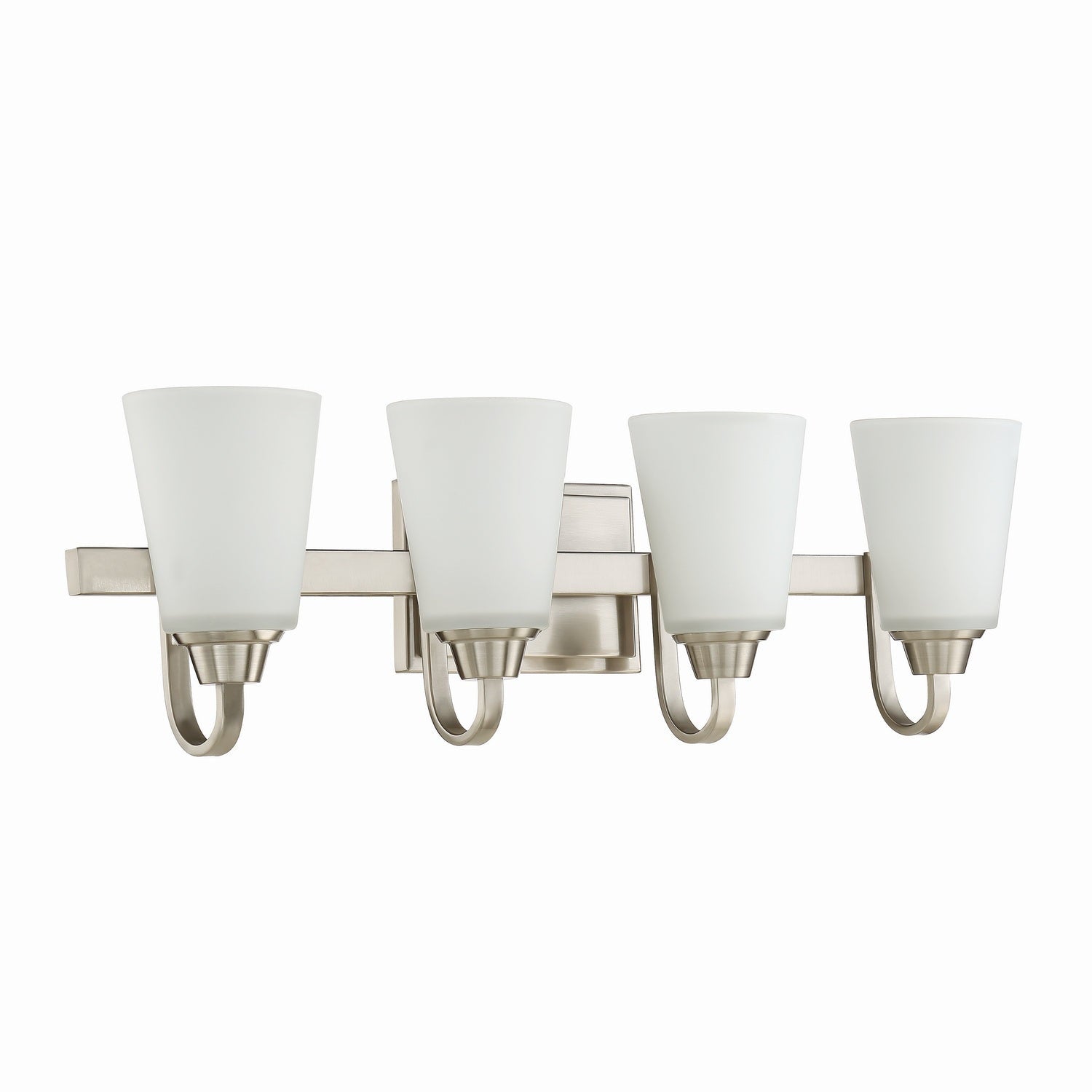 Craftmade - 41904-BNK - Four Light Vanity - Grace - Brushed Polished Nickel