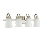 Craftmade - 41904-BNK - Four Light Vanity - Grace - Brushed Polished Nickel