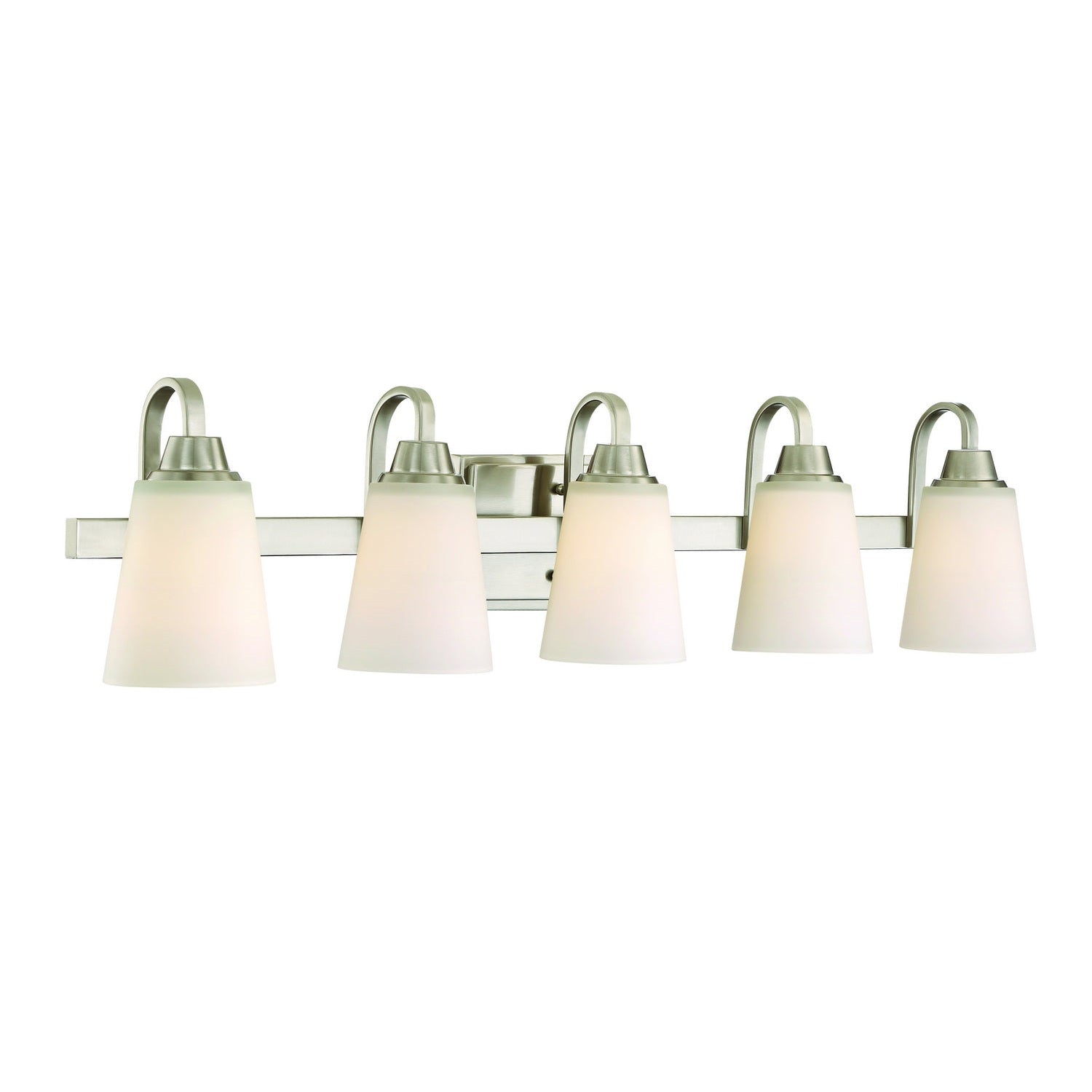 Craftmade - 41905-BNK - Five Light Vanity - Grace - Brushed Polished Nickel