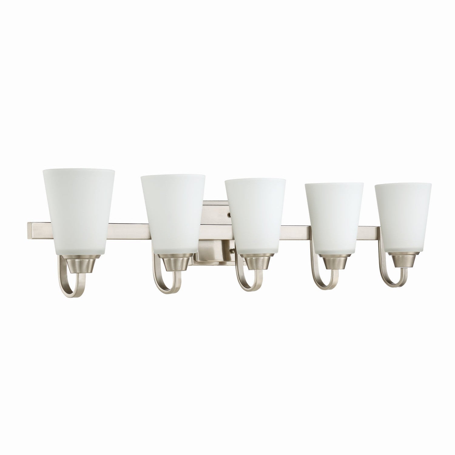 Craftmade - 41905-BNK - Five Light Vanity - Grace - Brushed Polished Nickel