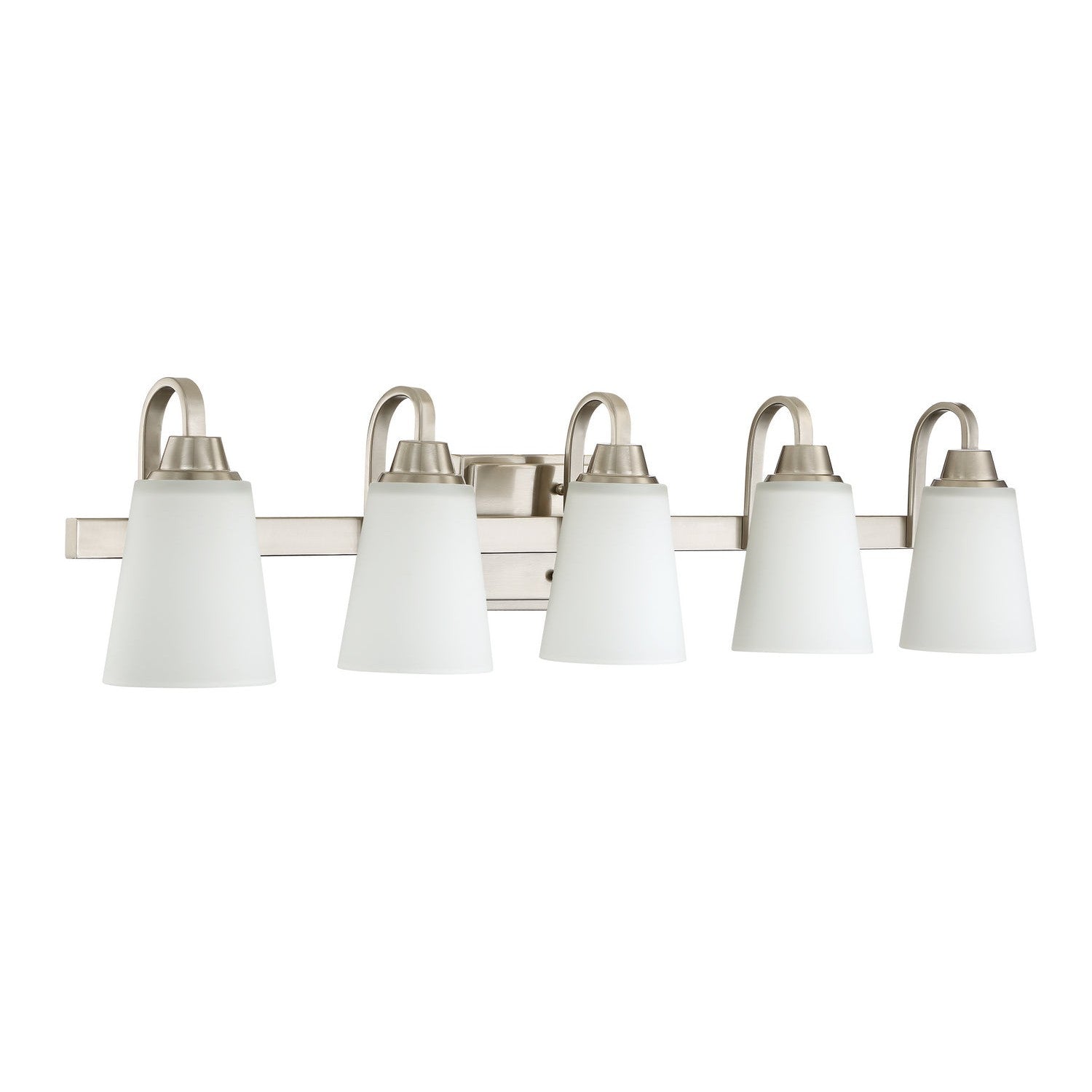 Craftmade - 41905-BNK - Five Light Vanity - Grace - Brushed Polished Nickel