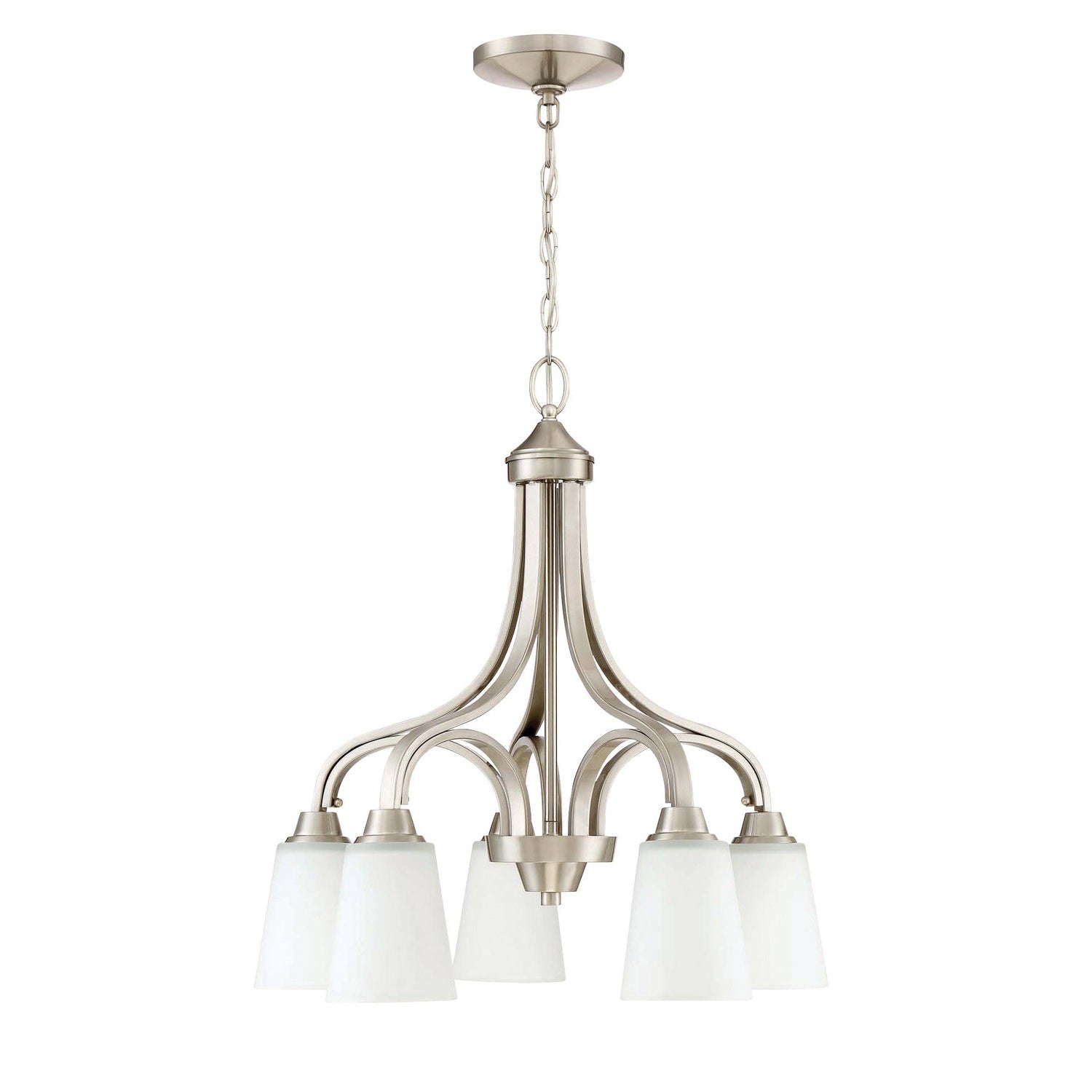 Craftmade - 41915-BNK - Five Light Chandelier - Grace - Brushed Polished Nickel
