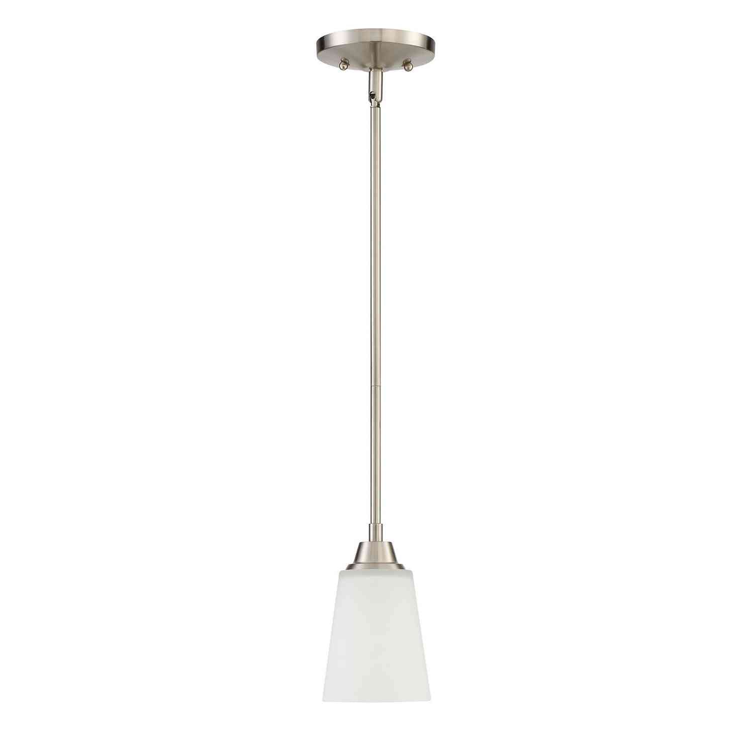 Craftmade - 41991-BNK - One Light Mini Pendant - Grace - Brushed Polished Nickel