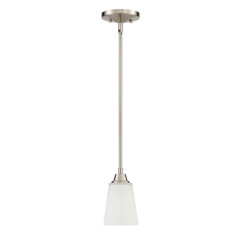 Craftmade - 41991-BNK - One Light Mini Pendant - Grace - Brushed Polished Nickel