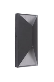 Craftmade - Z3402-TBBA-LED - LED Outdoor Pocket Sconce - Peak - Textured Black / Brushed Aluminum