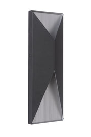 Craftmade - Z3412-TBBA-LED - LED Outdoor Pocket Sconce - Peak - Textured Black / Brushed Aluminum