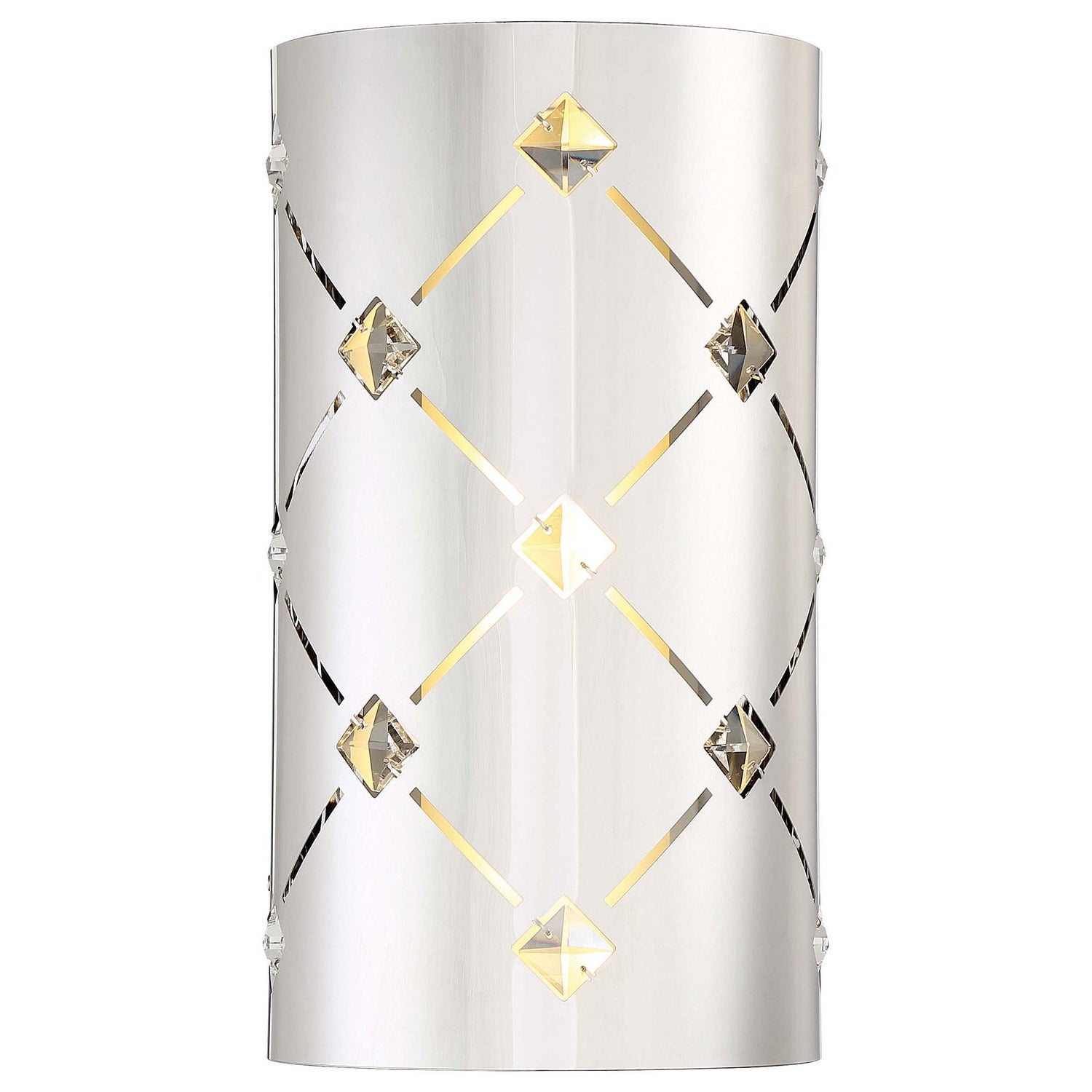 George Kovacs - P1030-077-L - LED Wall Sconce - Crowned - Chrome