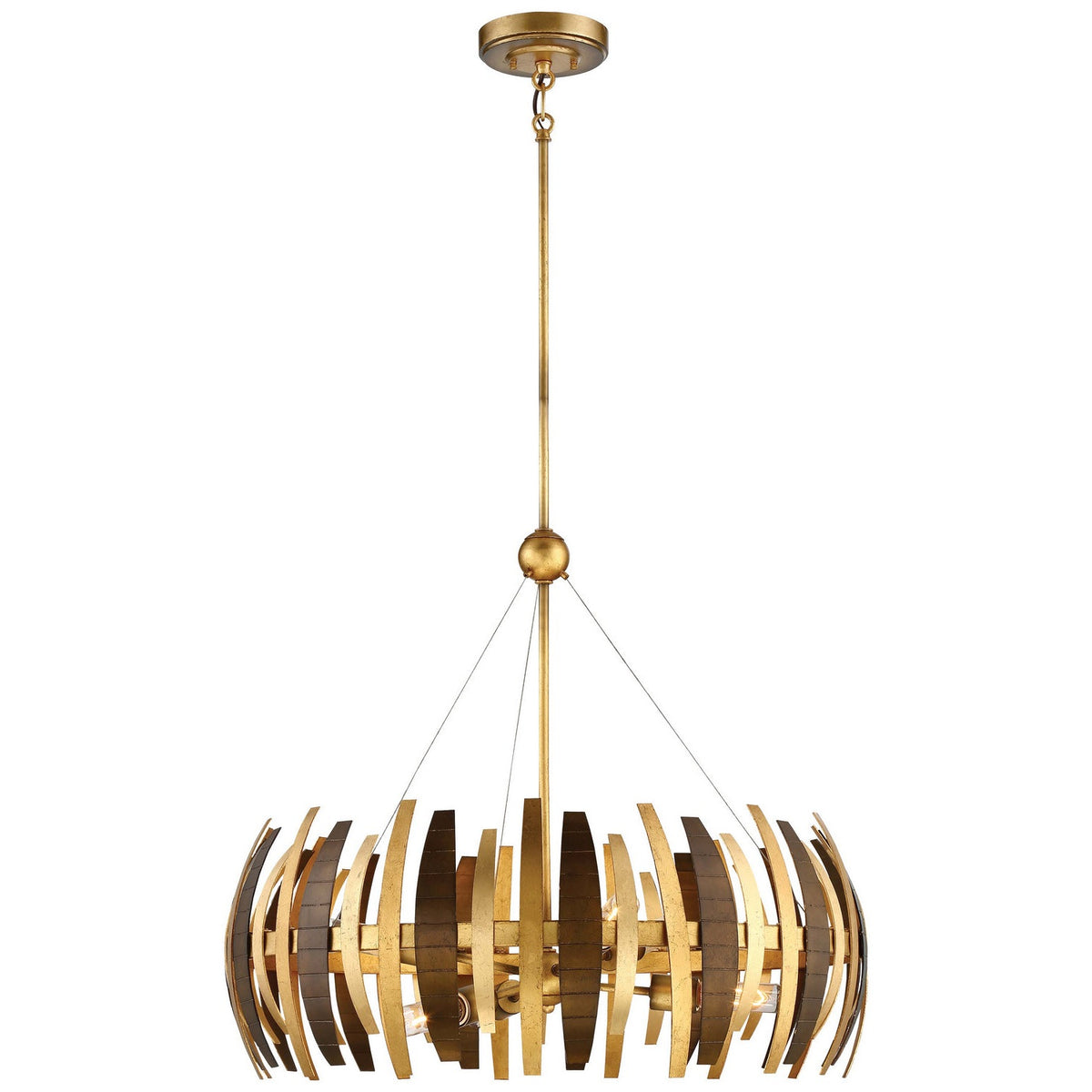 Metropolitan - N7837-659 - Six Light Chandelier - Manitou - Ardor Gold