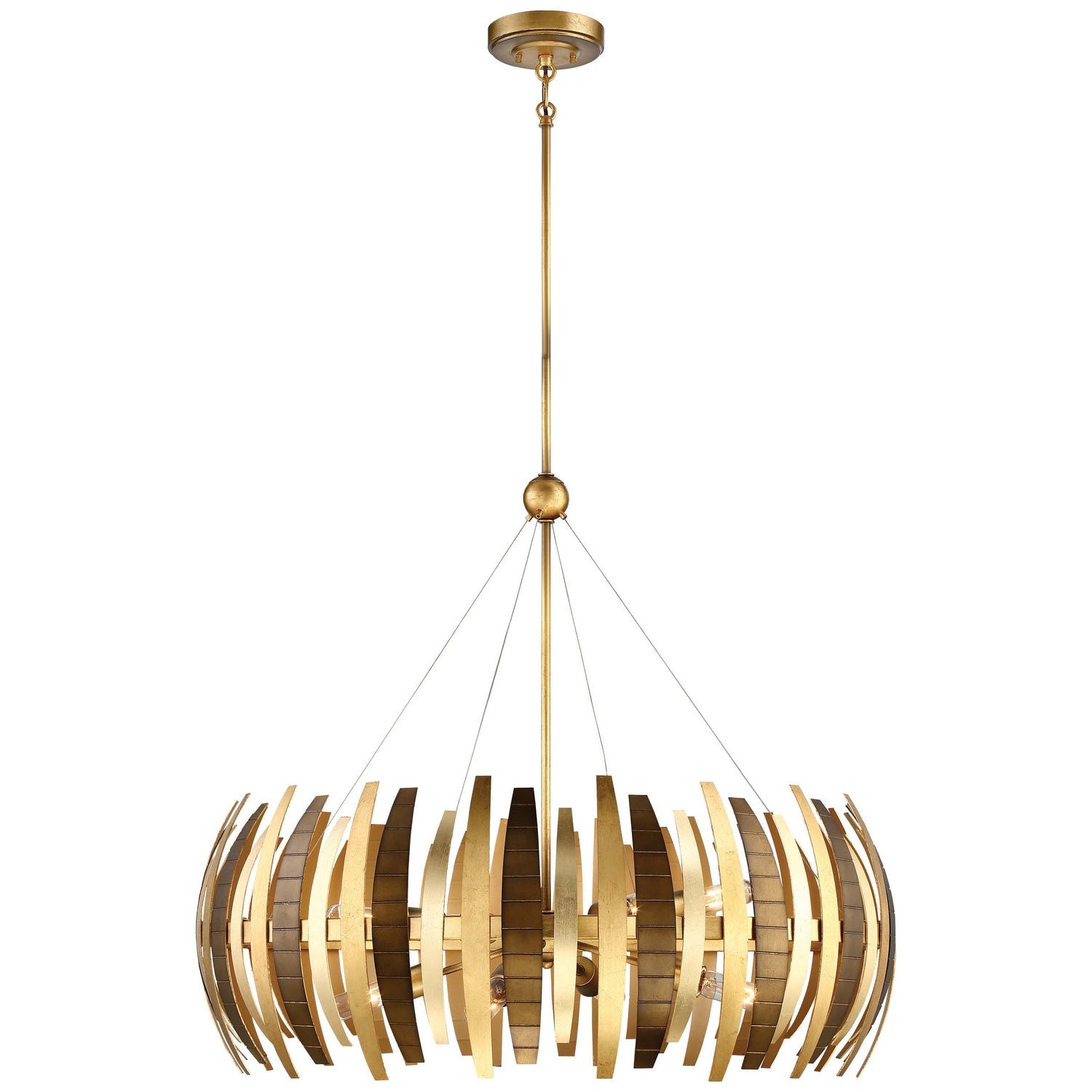 Metropolitan - N7839-659 - Eight Light Chandelier - Manitou - Ardor Gold