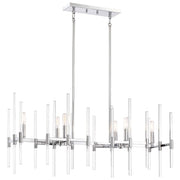 Minka-Lavery - 3096-77 - Six Light Island Pendant - Pillar - Chrome