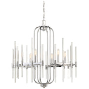 Minka-Lavery - 3097-77 - Six Light Chandelier - Pillar - Chrome
