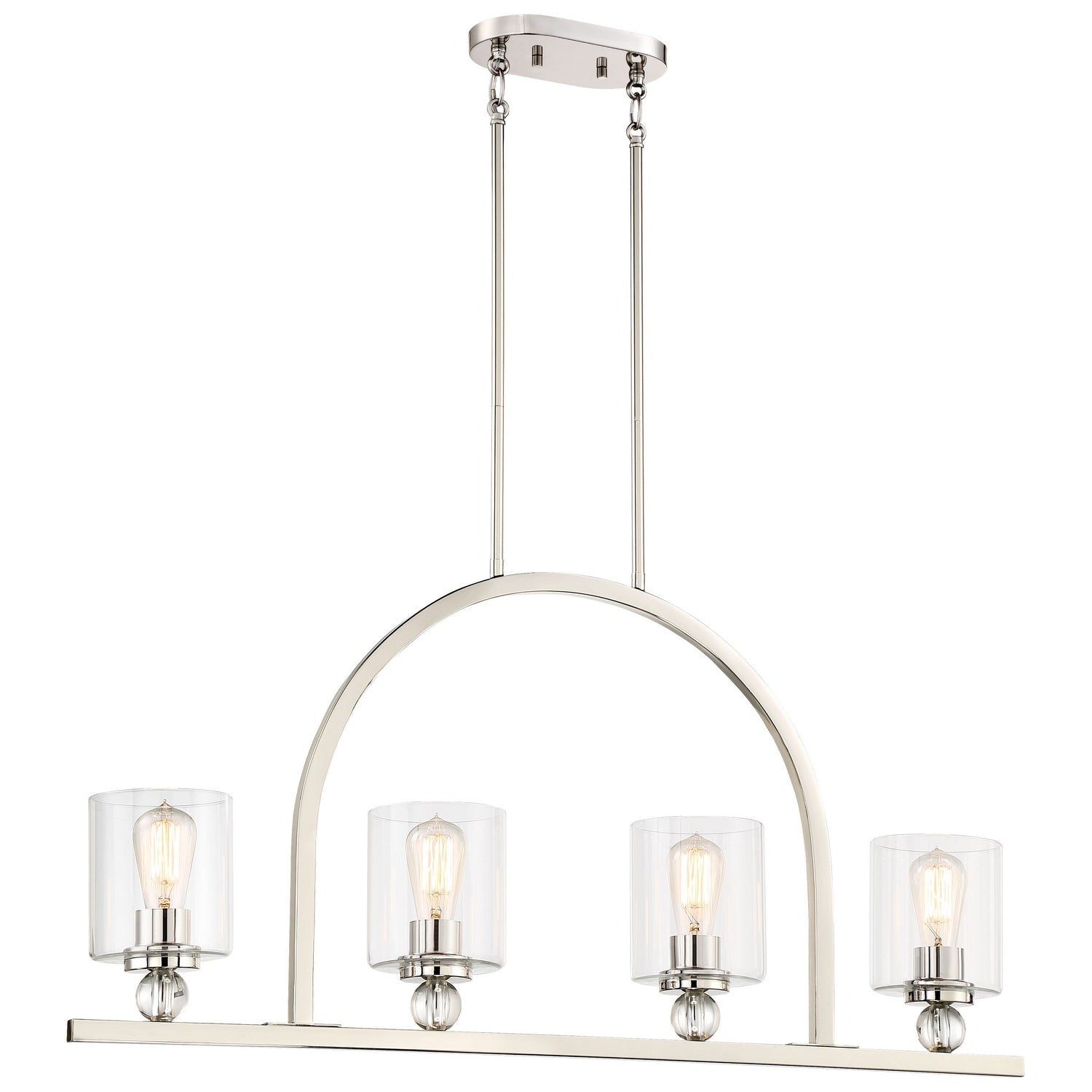 Minka-Lavery - 3074-613 - Four Light Island Pendant - Studio 5 - Polished Nickel